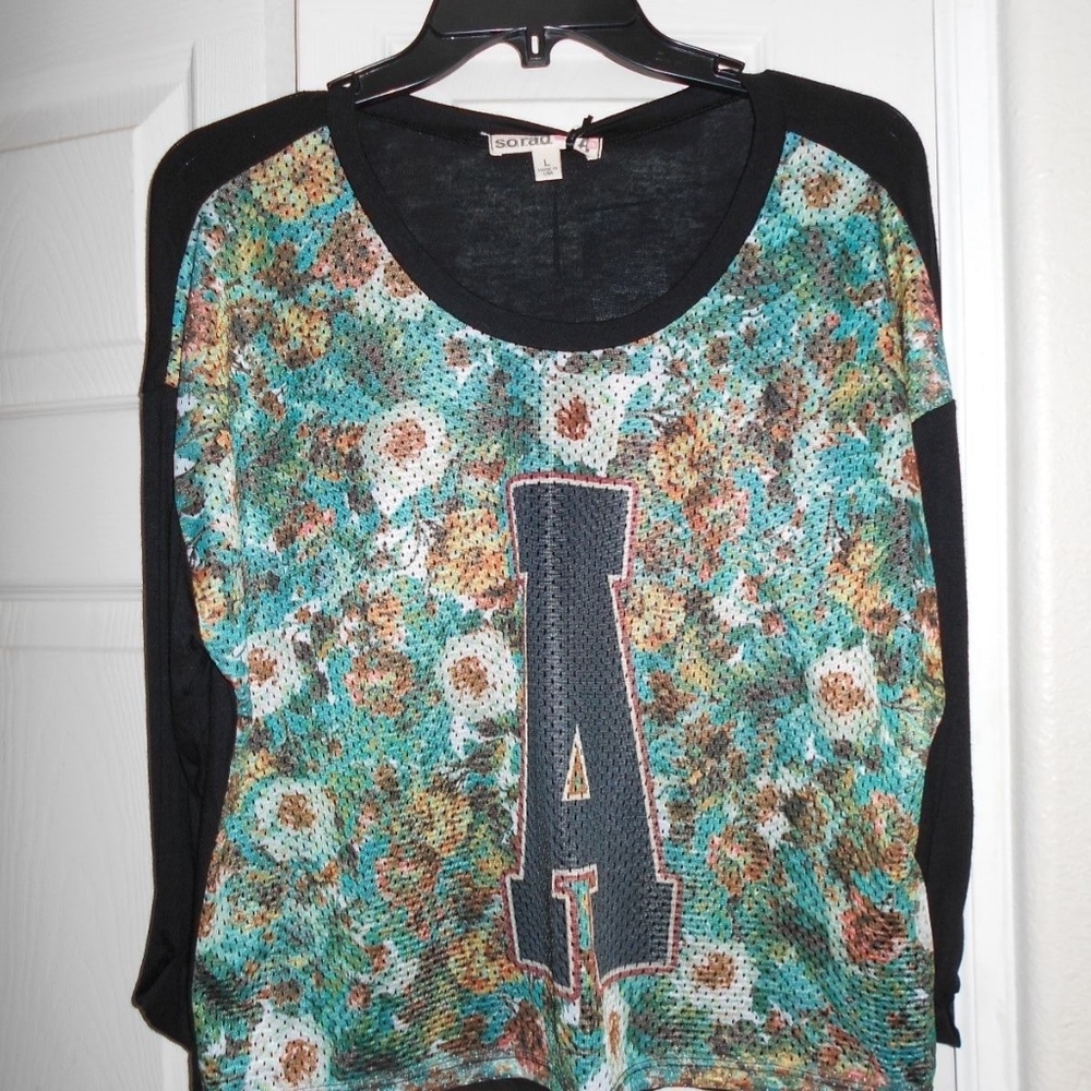 New So Rad ATV Shirt 3/4 Sleeve SZ L Retails $36